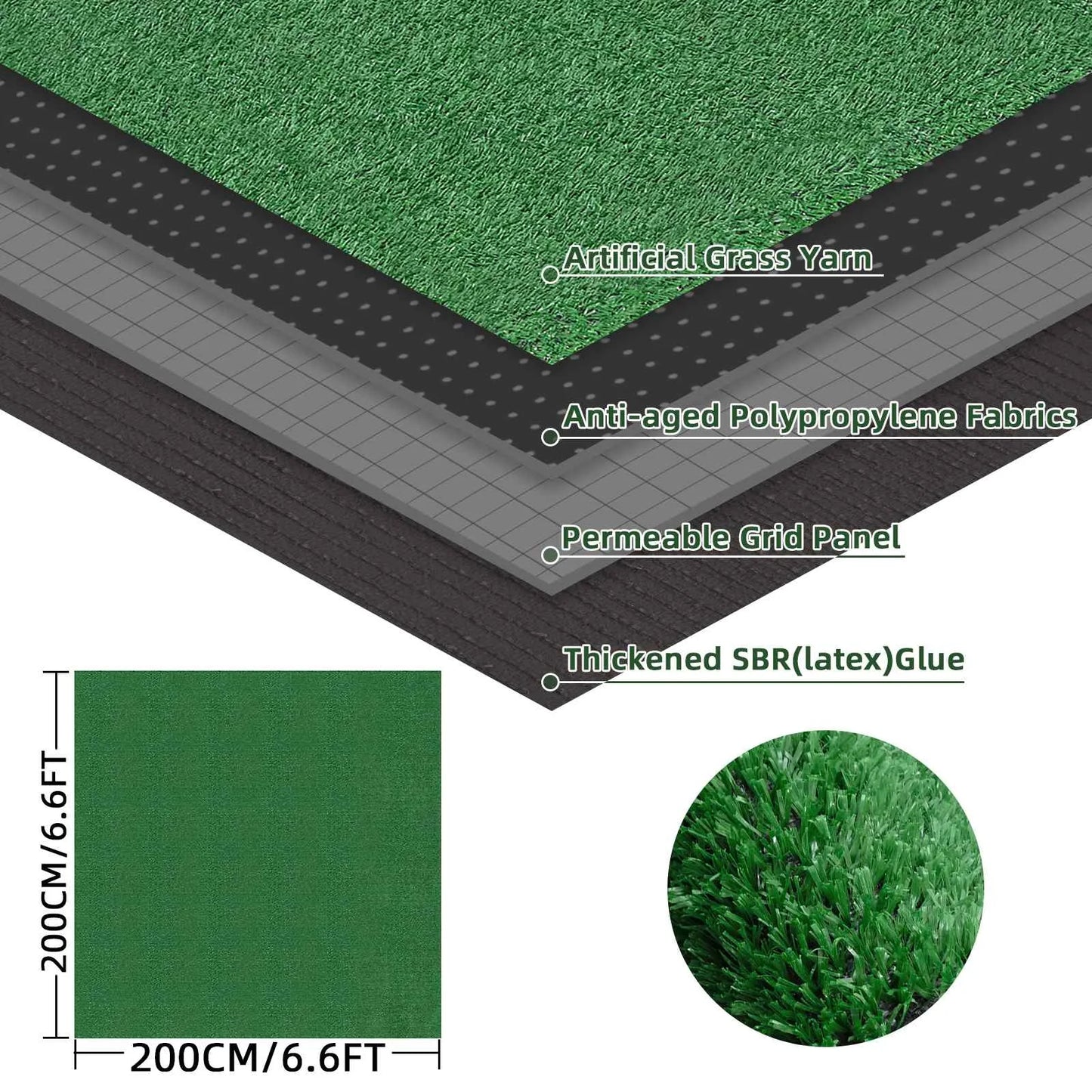 Artificial Grass Lawn Mat For Home Decor And Micro Landscape