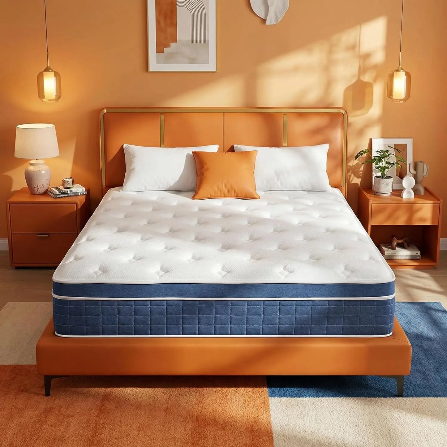 GUOHE Hybrid Mattress With Nebulign Foam And Pocketed Coils