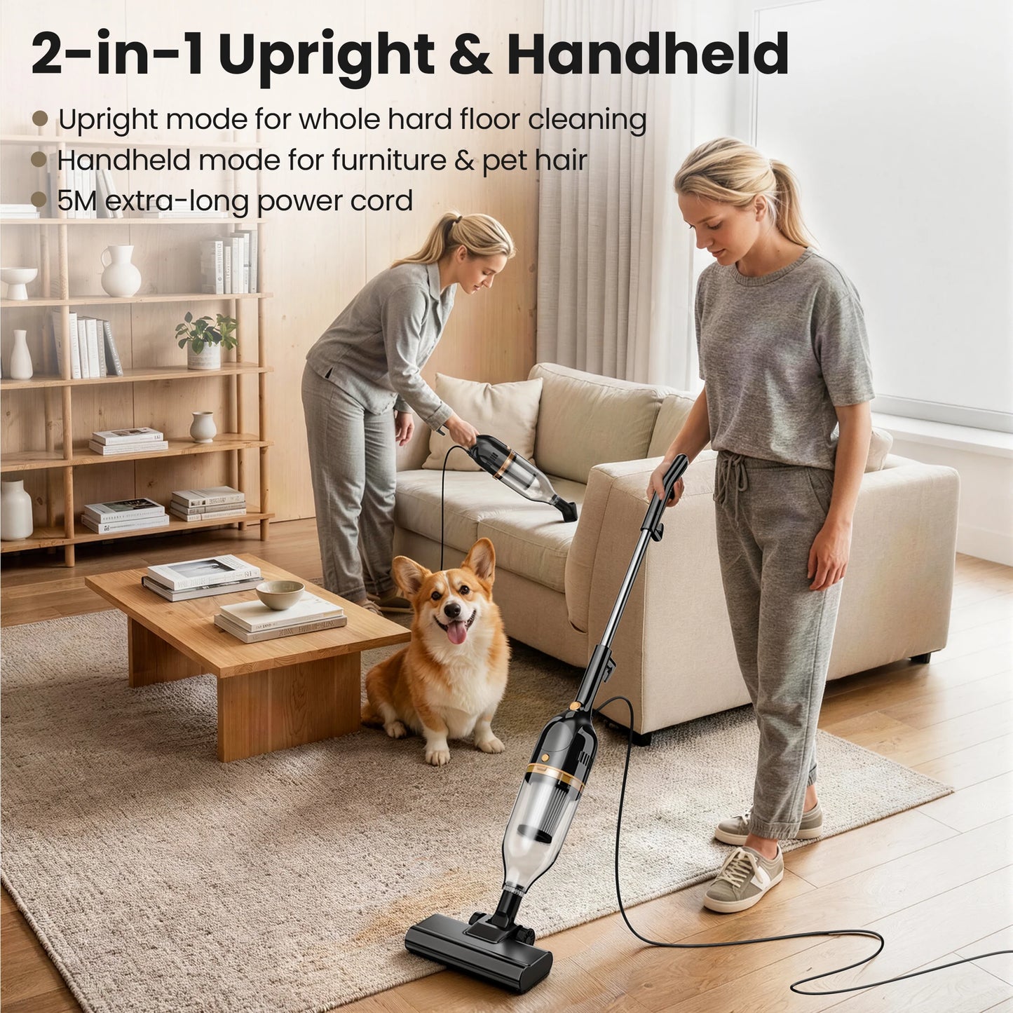 INSE R7 Corded Vacuum Cleaner 20Kpa Powerful Suction