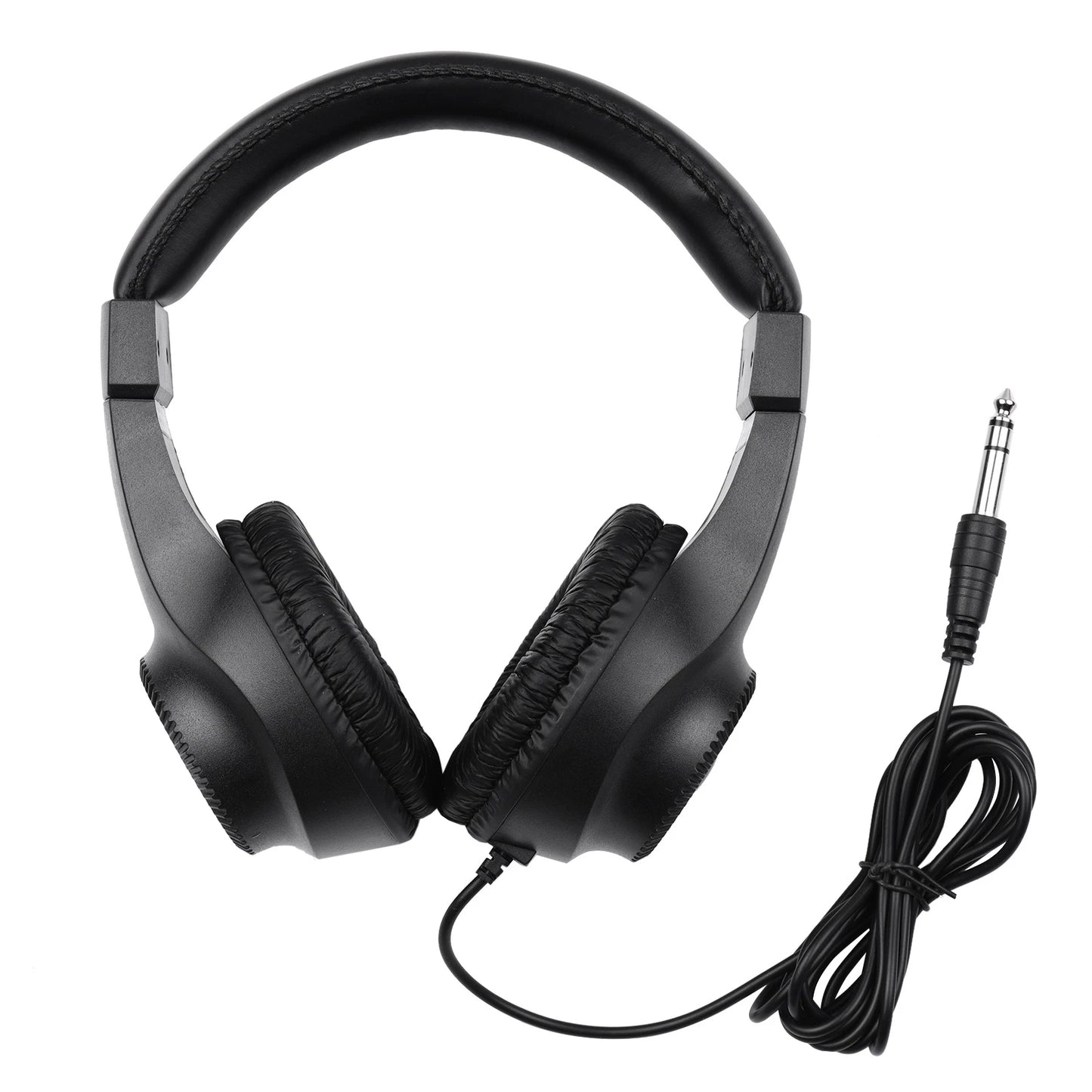 Docooler Wired Headset Self Adjusting Headband 6.5mm Jack For Instruments