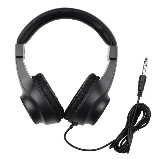 Docooler Wired Headset Self Adjusting Headband 6.5mm Jack For Instruments