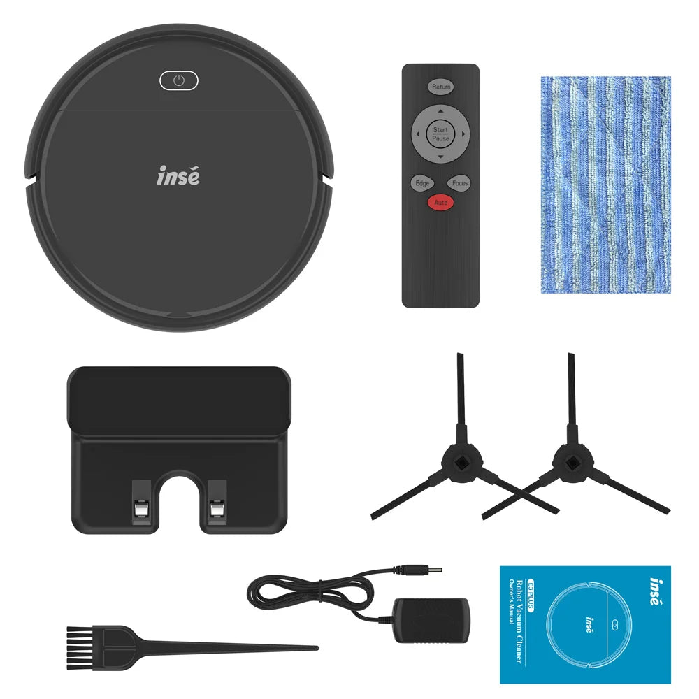 INSE Robot Vacuum Cleaner 3 In 1 Auto Cleaning And Charging