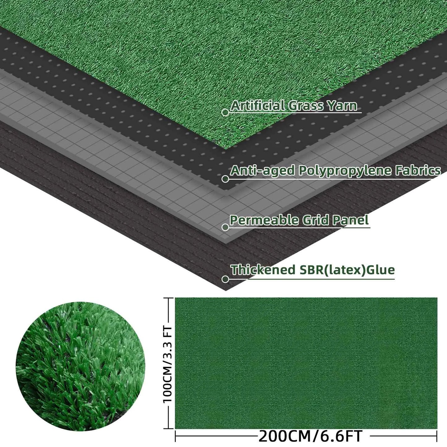 Artificial Grass Lawn Mat For Home Decor And Micro Landscape