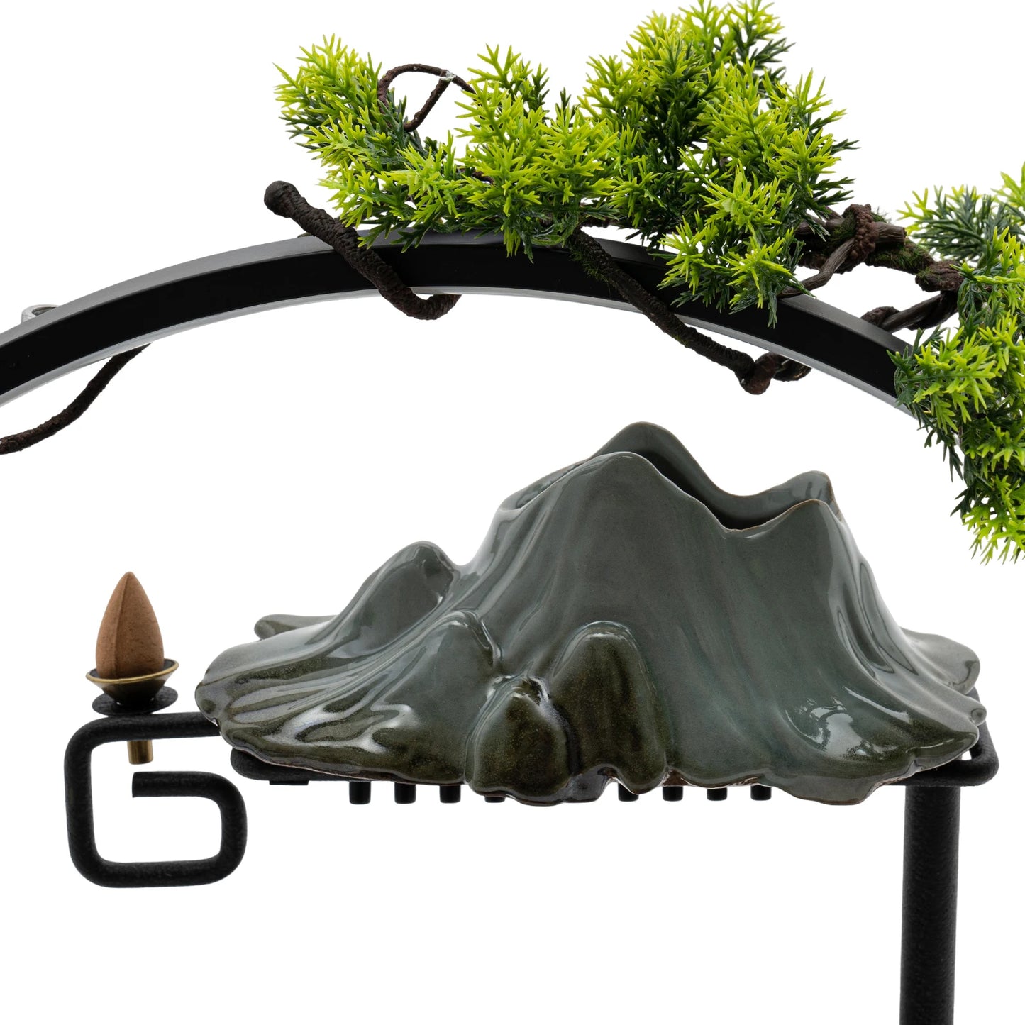 Tabletop LED Fountain Indoor Rockery Waterfall Decor