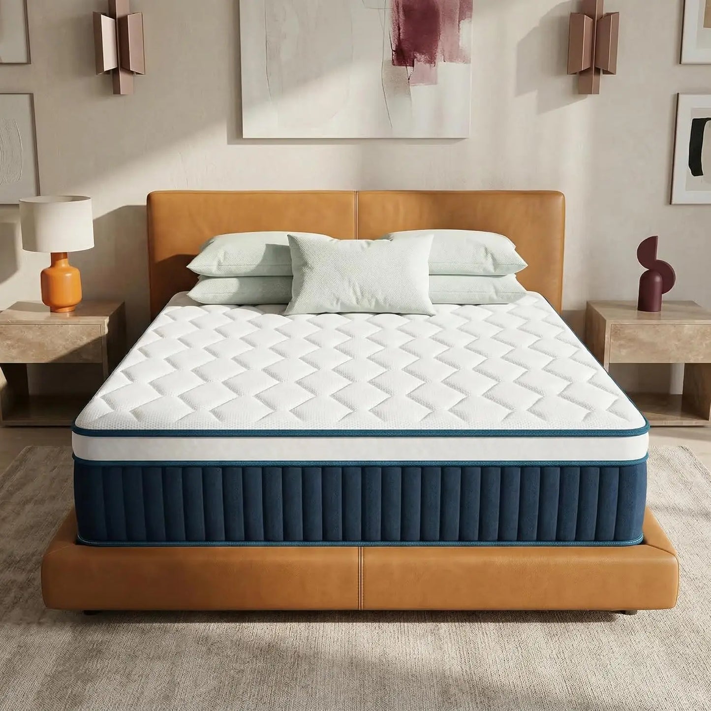 GUOHE Hybrid Mattress With Nebulign Foam And Pocketed Coils