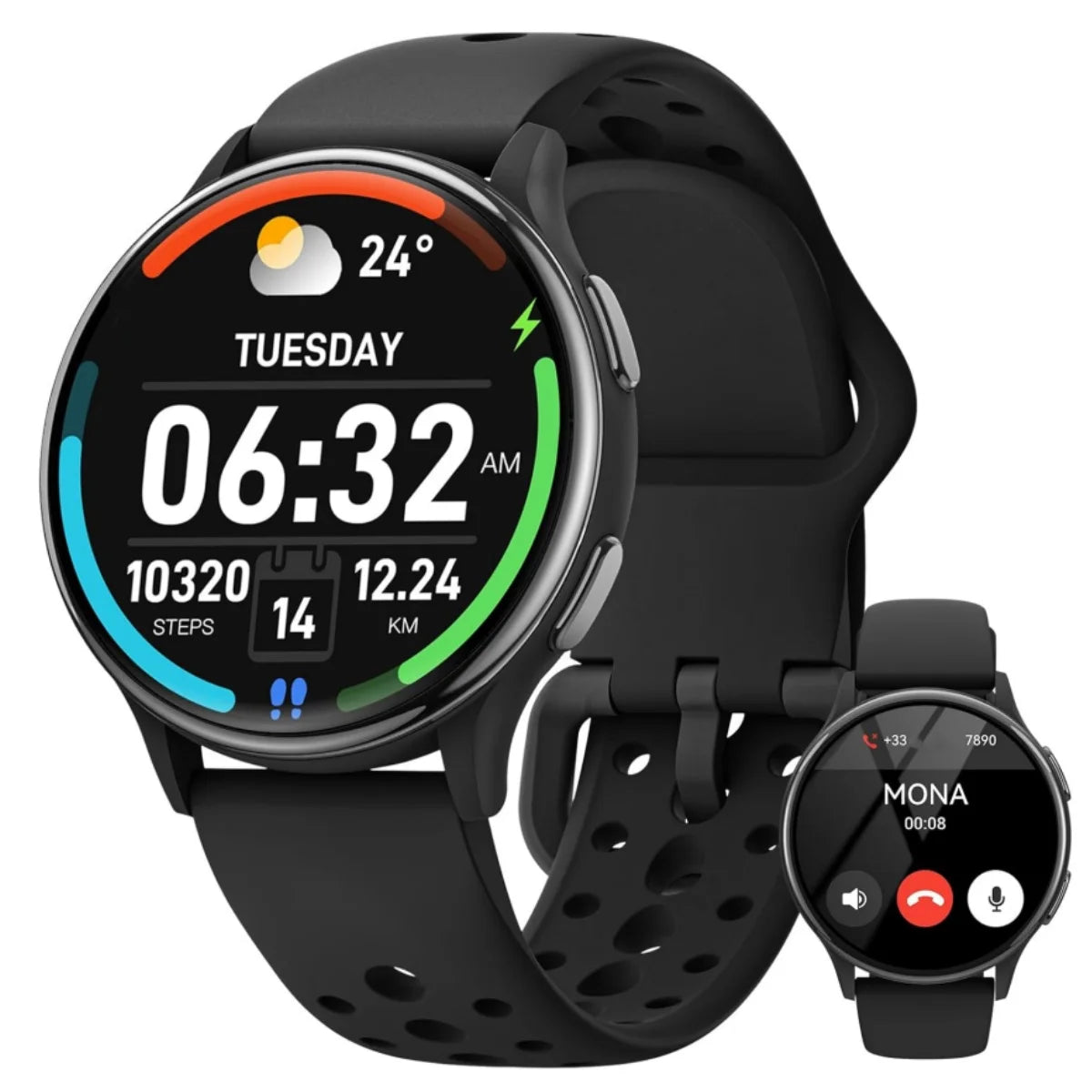 Bran Womens Smartwatch Fitness Tracker With Health Features