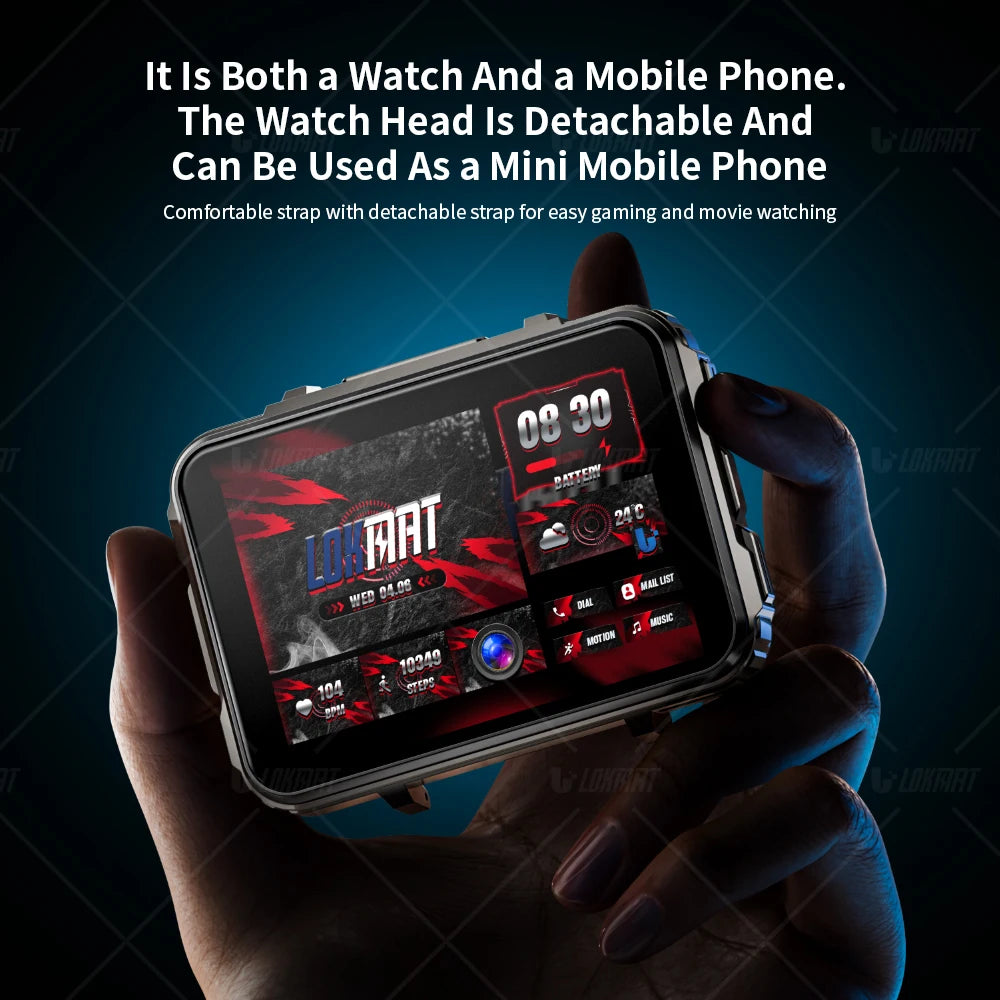 Lokmat Appllp 5 Max Android Watch Phone 4G Dual Camera