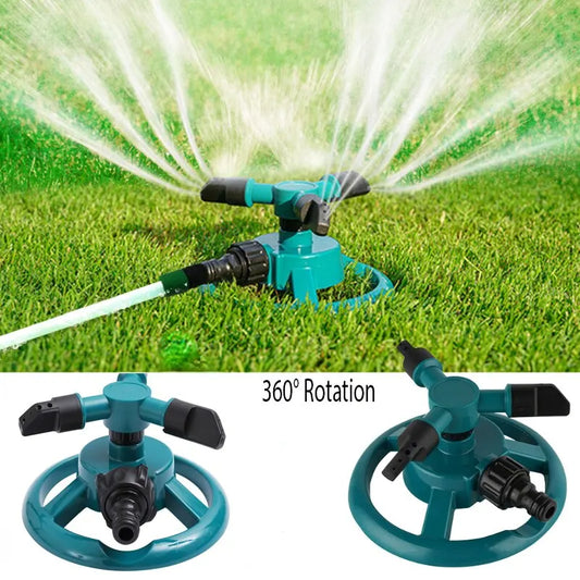 360 Degree Automatic Rotating Sprinkler Nozzle For Garden And Lawn