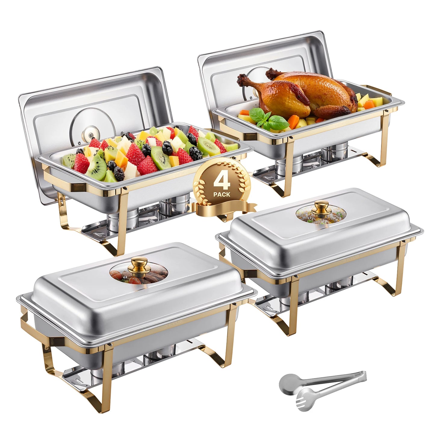 Succebuy Chafing Dish Buffet Set Stainless Steel Warmer