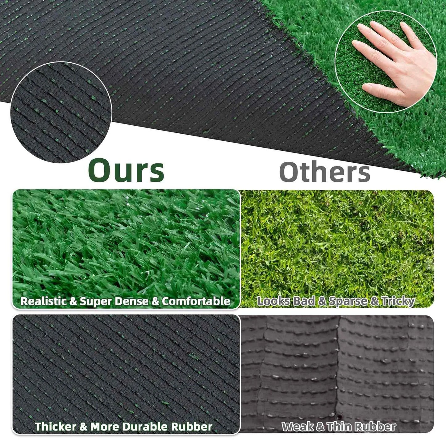 Artificial Grass Lawn Mat For Home Decor And Micro Landscape