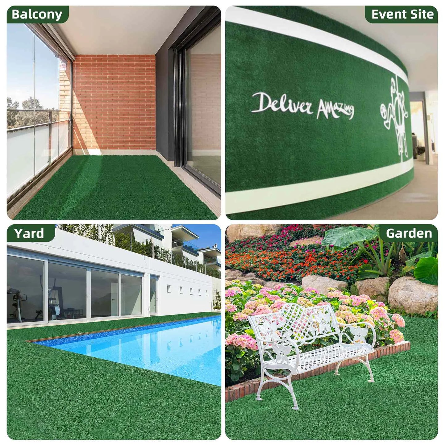 Artificial Grass Lawn Mat For Home Decor And Micro Landscape