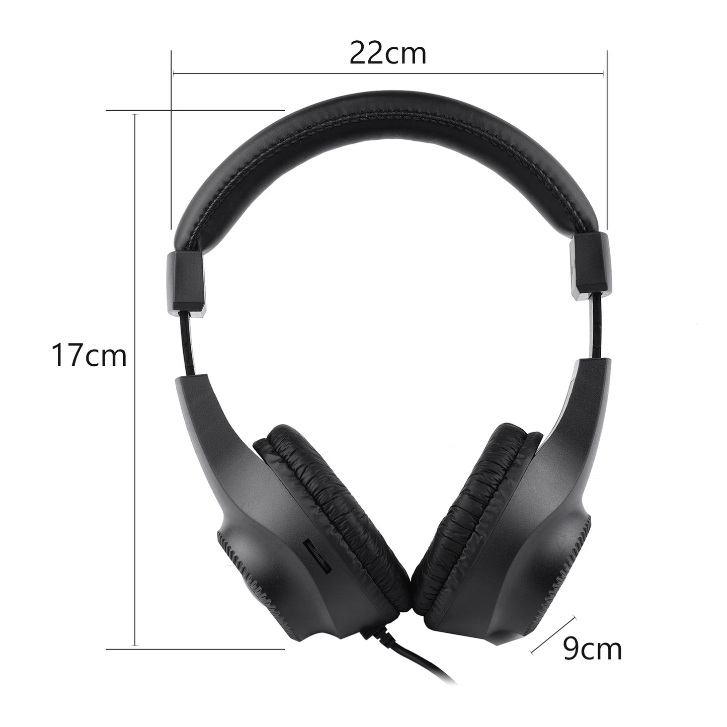 Docooler Wired Headset Self Adjusting Headband 6.5mm Jack For Instruments
