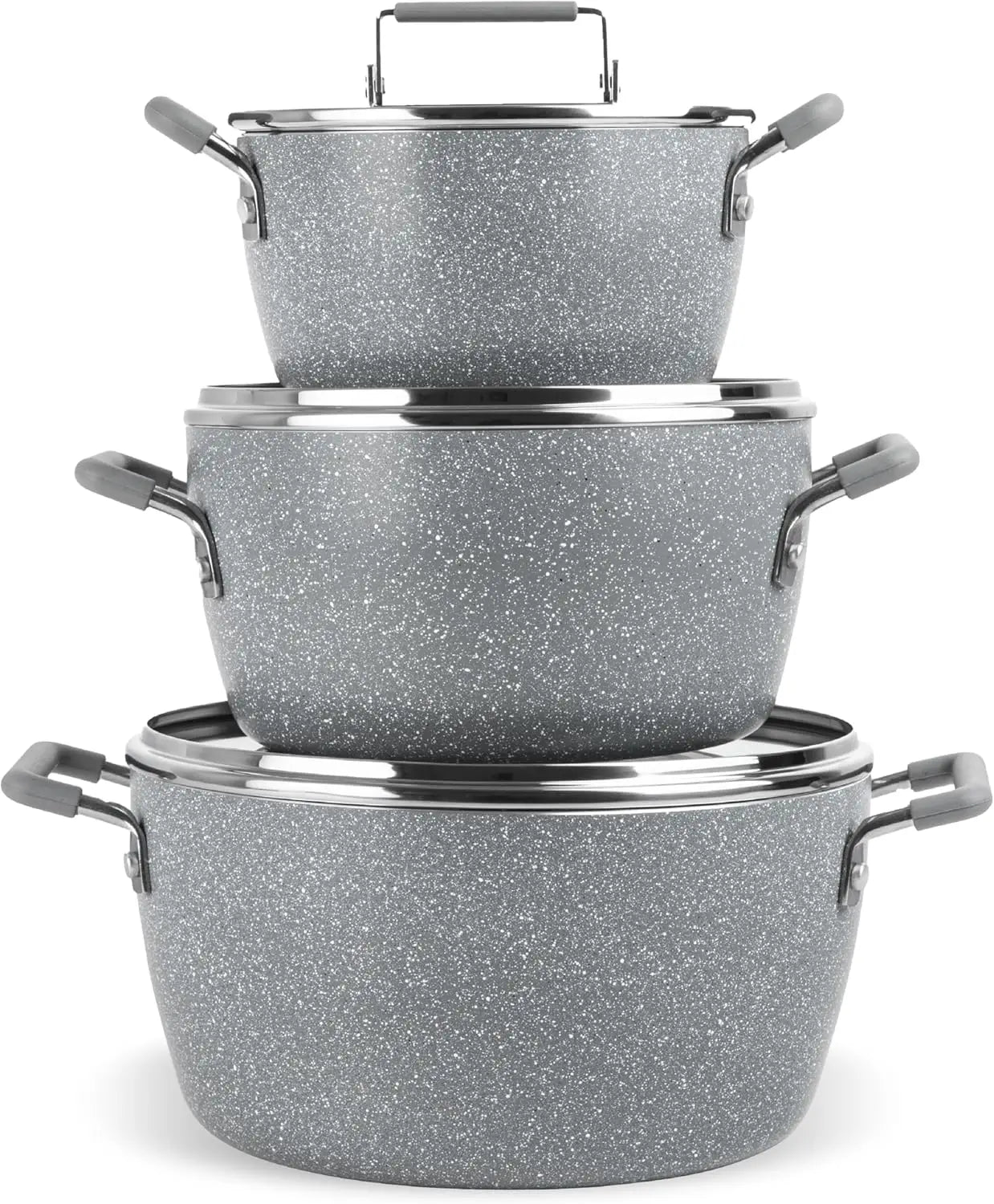 Nonstick Pots and Pans Set With Lids Dishwasher Safe