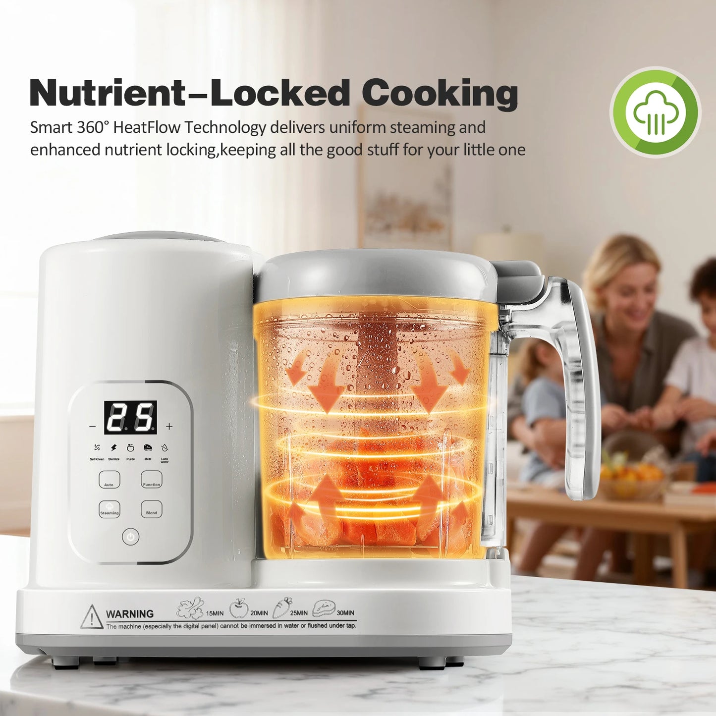 TopStrong BPA-Free 4-in-1 Baby Food Maker Steamer Blender
