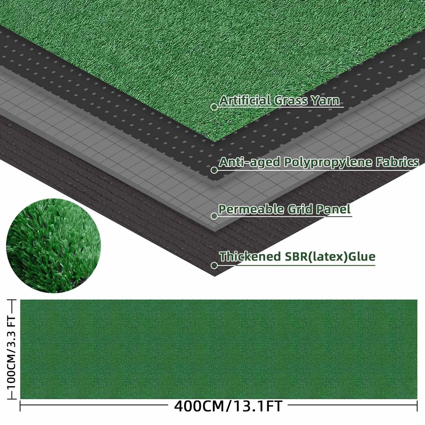 Artificial Grass Lawn Mat For Home Decor And Micro Landscape