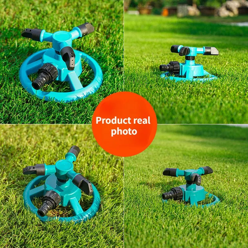 360 Degree Automatic Rotating Sprinkler Nozzle For Garden And Lawn