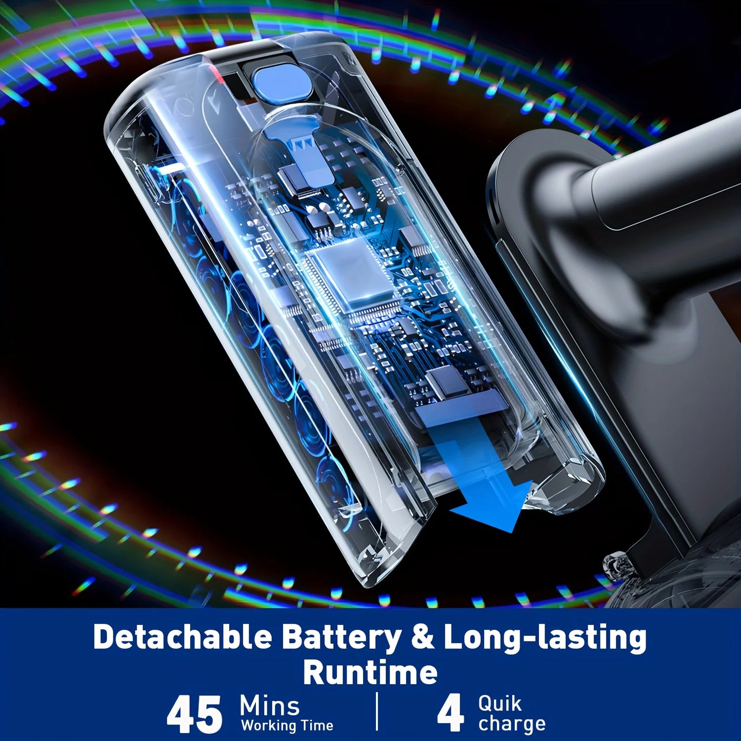 SUXIANGVAC Cordless Vacuum Cleaner 8-in-1 Suction Modes