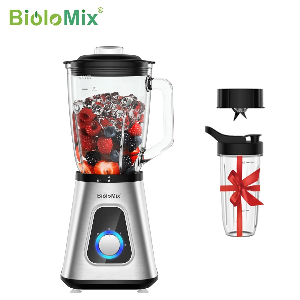 Biolomix 1300W Smoothie Maker Personal Blender For Frozen Drinks