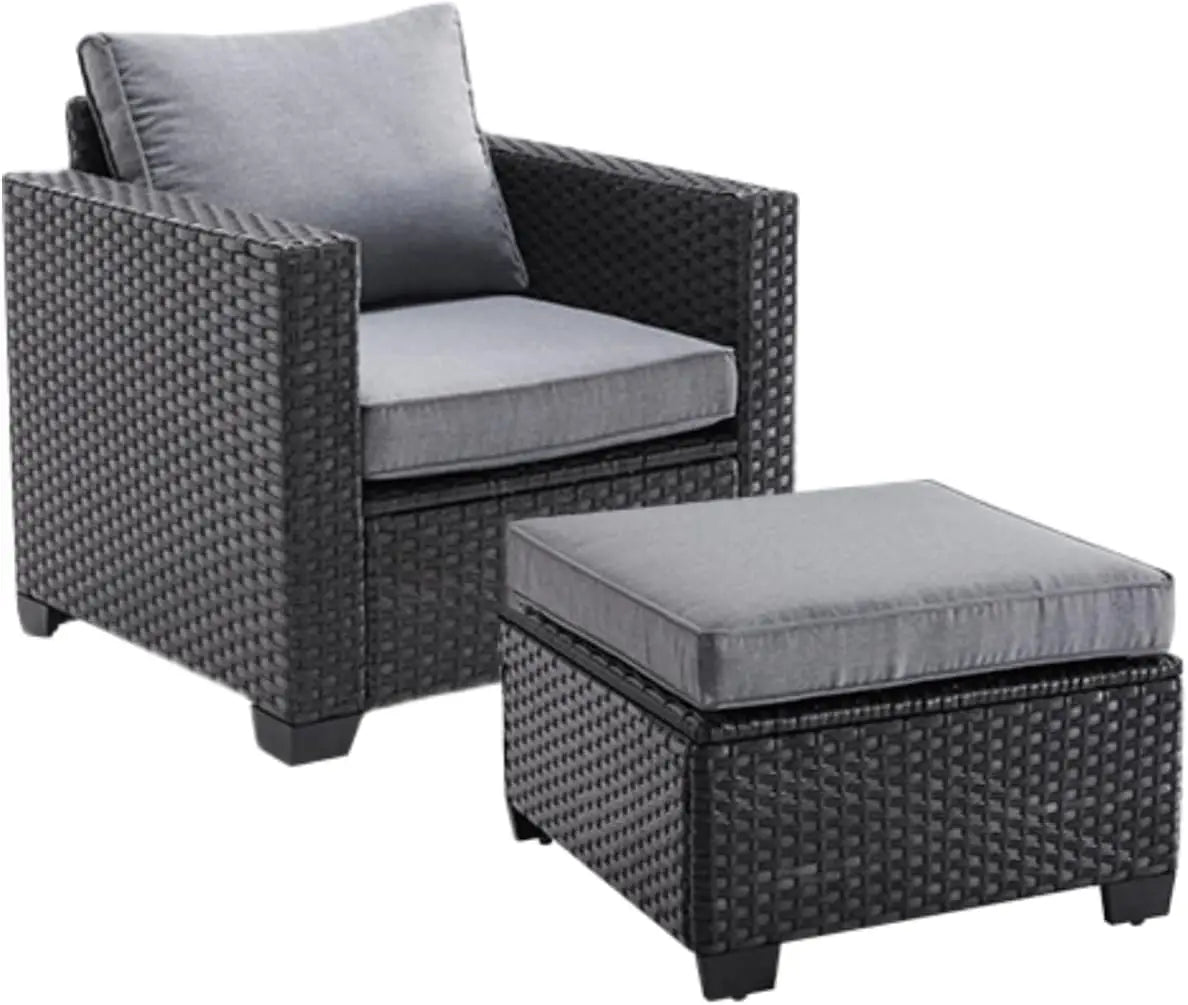 Farini Patio Sectional Sofa Set Outdoor Furniture With Ottoman