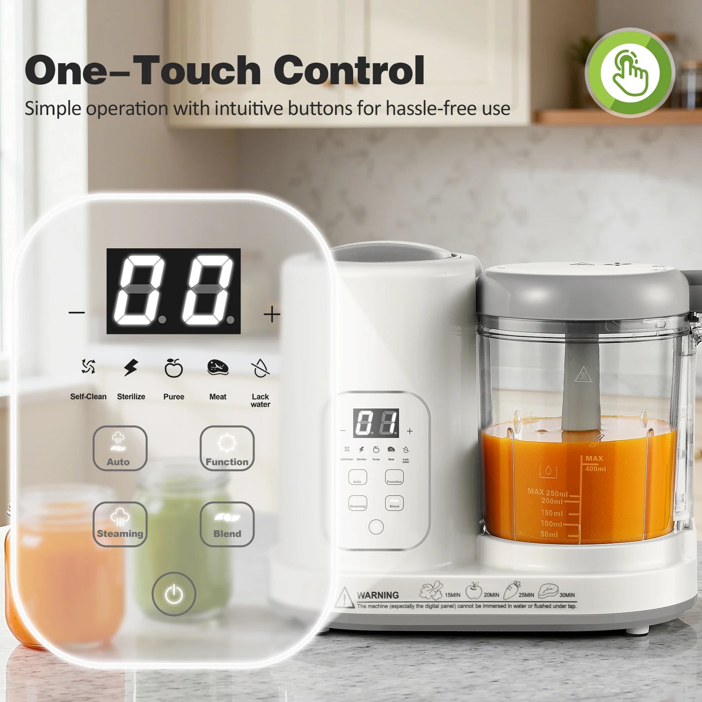 TopStrong BPA-Free 4-in-1 Baby Food Maker Steamer Blender