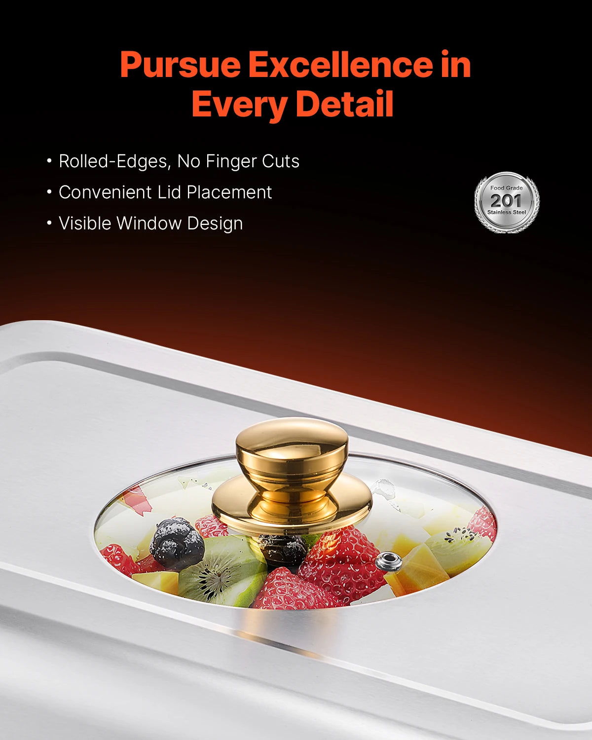 Succebuy Chafing Dish Buffet Set Stainless Steel Warmer