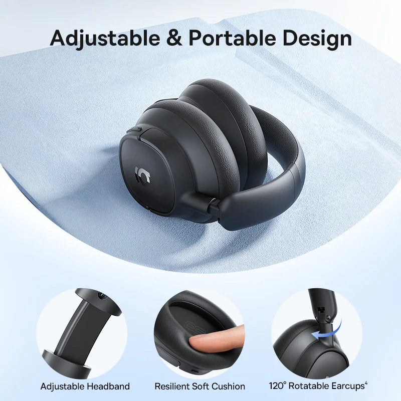 BASEUS BH1 EH10 NC Adaptive Hybrid Wireless Headphones LDAC