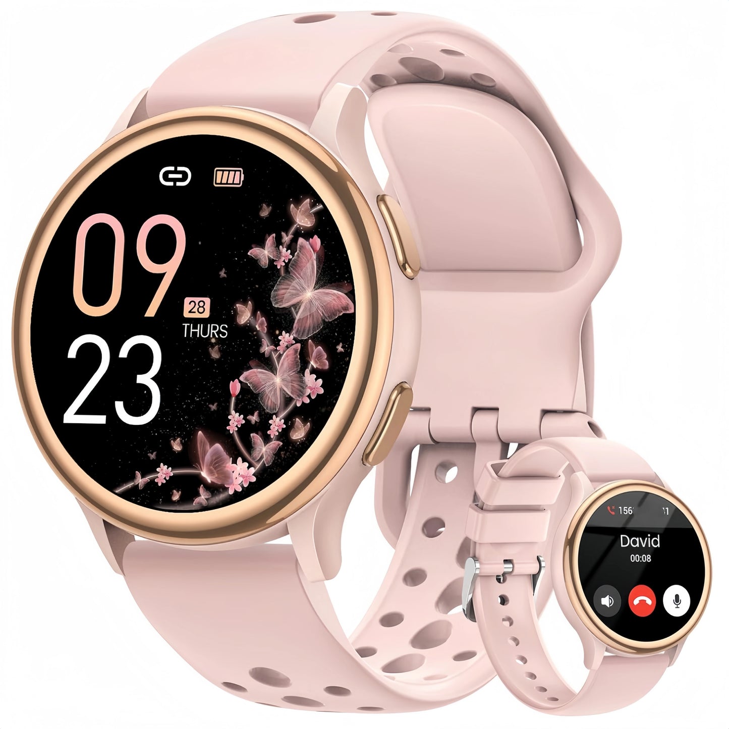 Bran Womens Smartwatch Fitness Tracker With Health Features